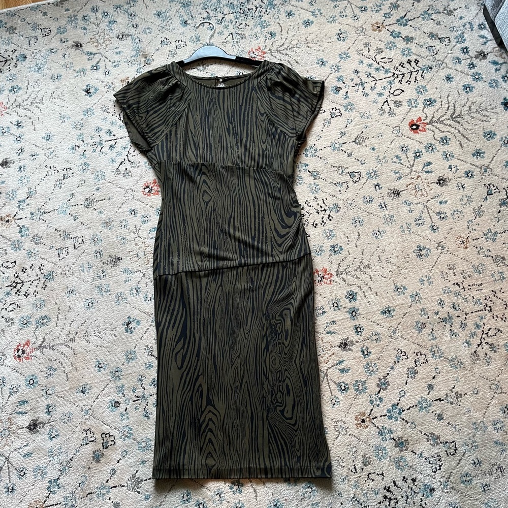 DVF patterned dress